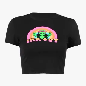 Far Out Crop Top Alien Aesthetic