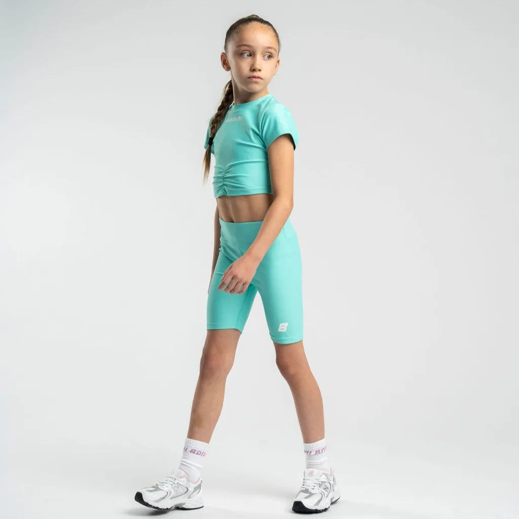 Mint Girls Bonini Ruched Top BNC003