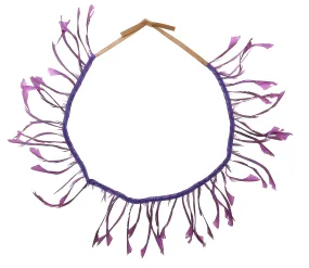Miu Miu Anemone Feather Tie On Choker-One Size