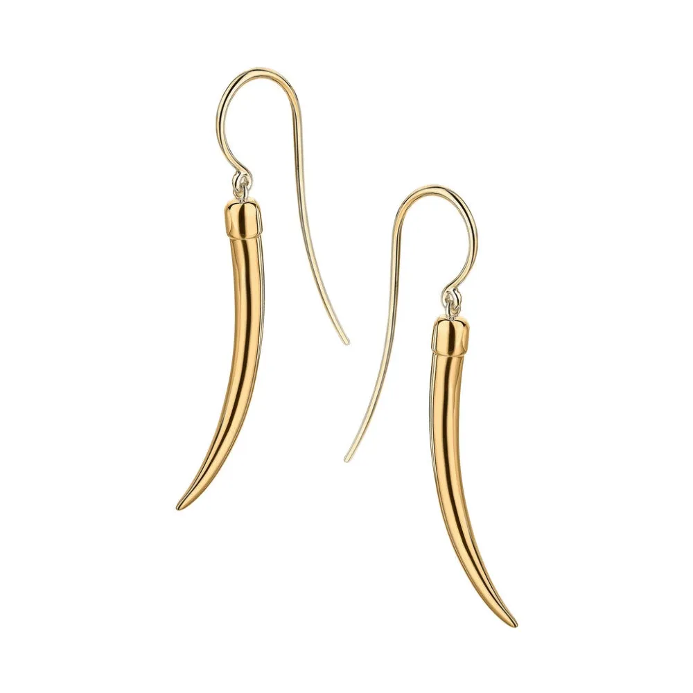 No.1 Small Earrings - Gold - SA092.YVNAEOS