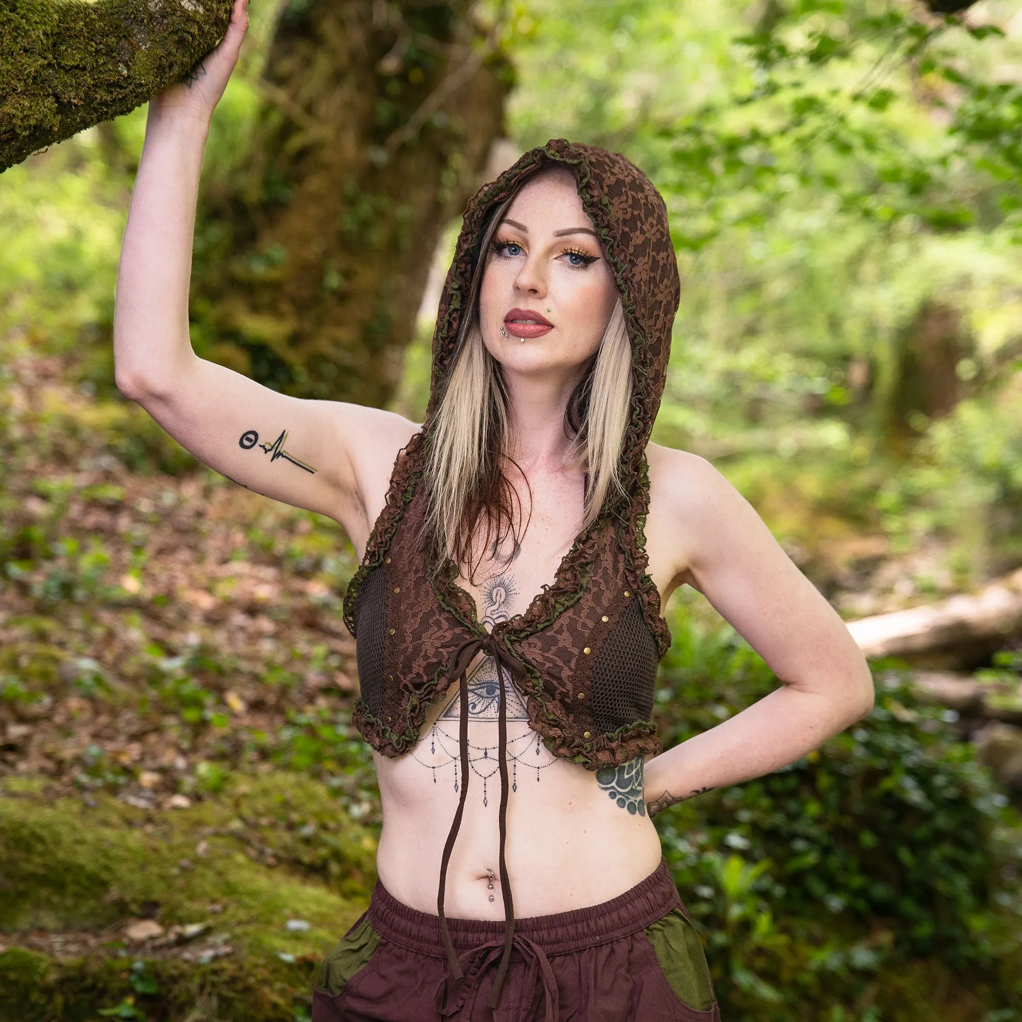 Playa Pixie Hooded Waistcoat