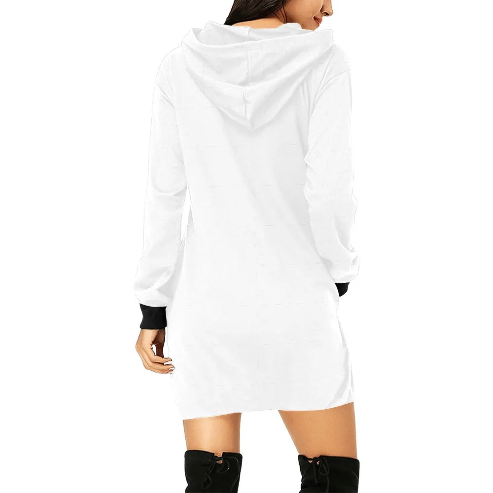 Queen YAHWEH 2.0 Women's  Hoodie Mini Dress