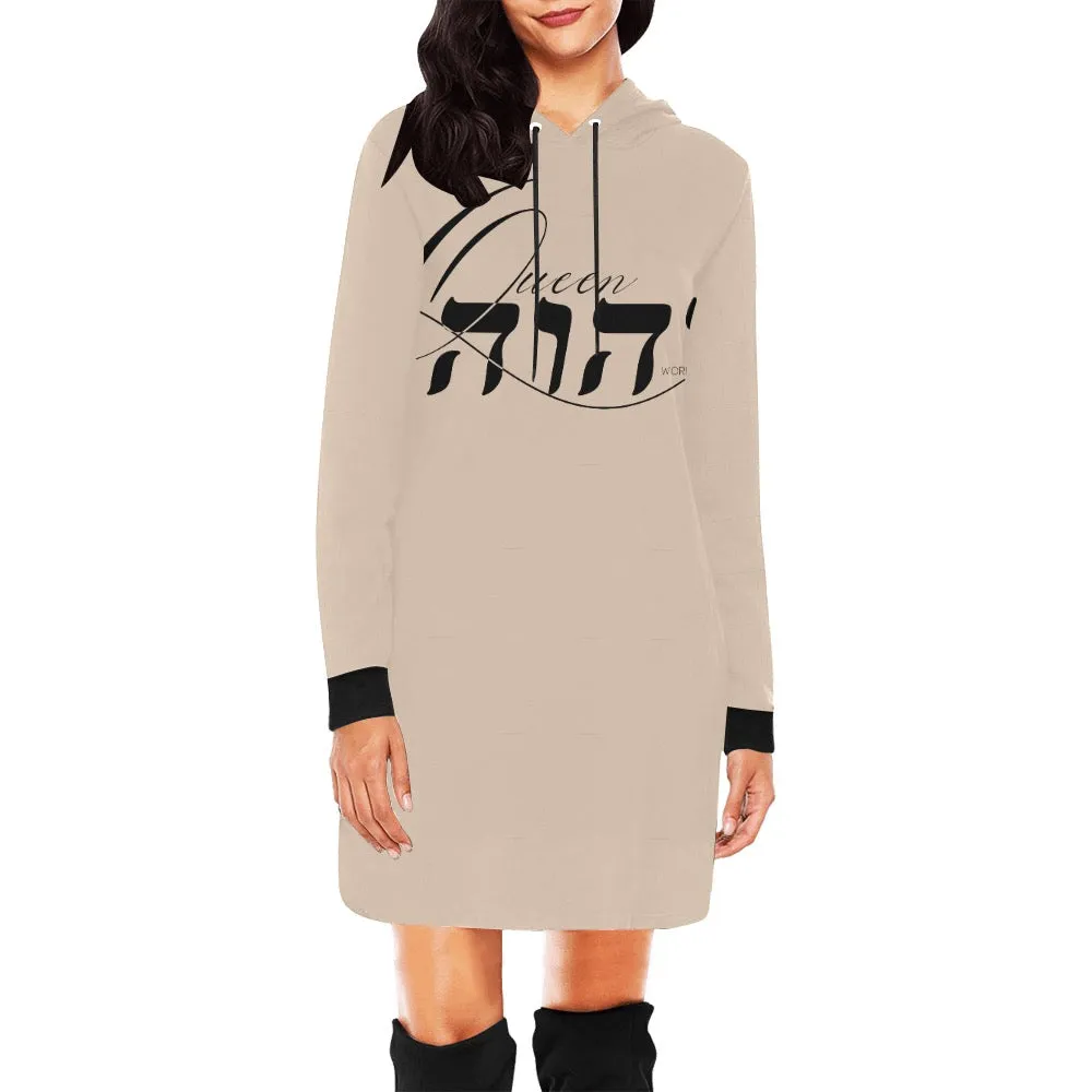Queen YAHWEH 2.0 Women's  Hoodie Mini Dress