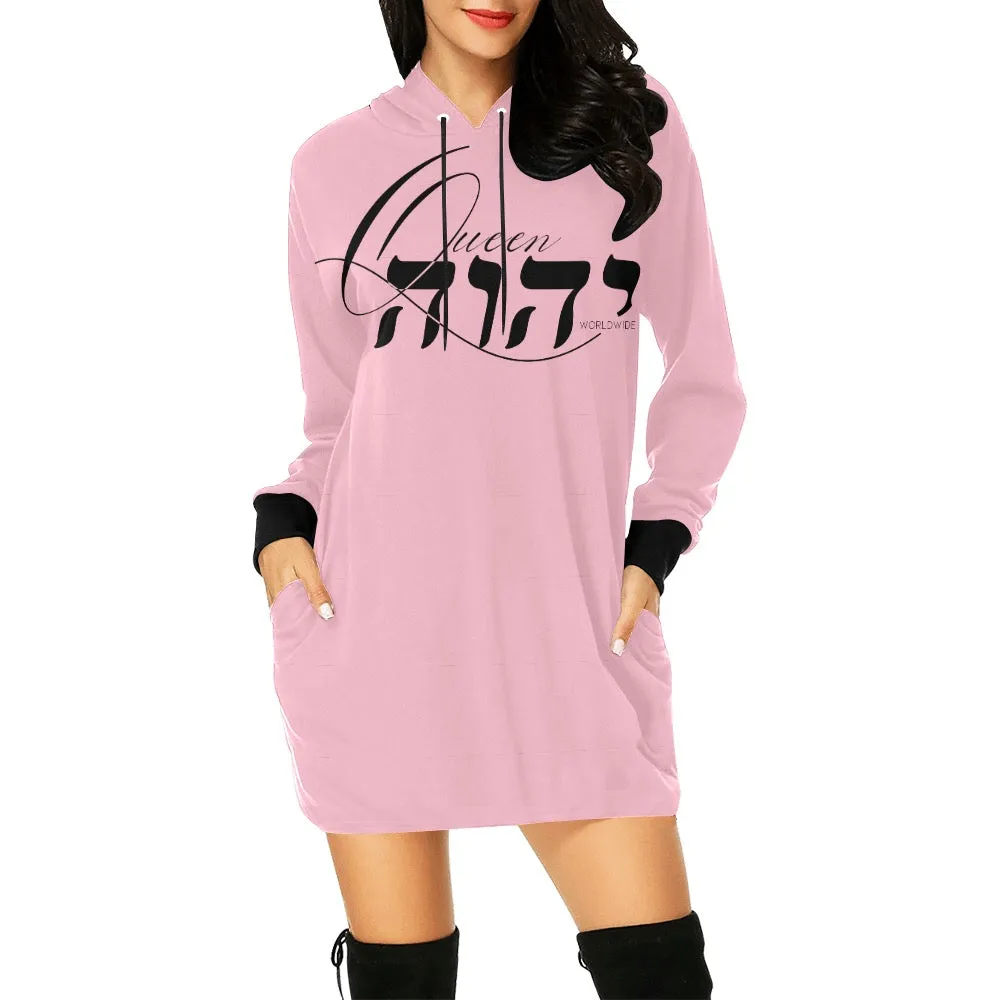 Queen YAHWEH 2.0 Women's  Hoodie Mini Dress