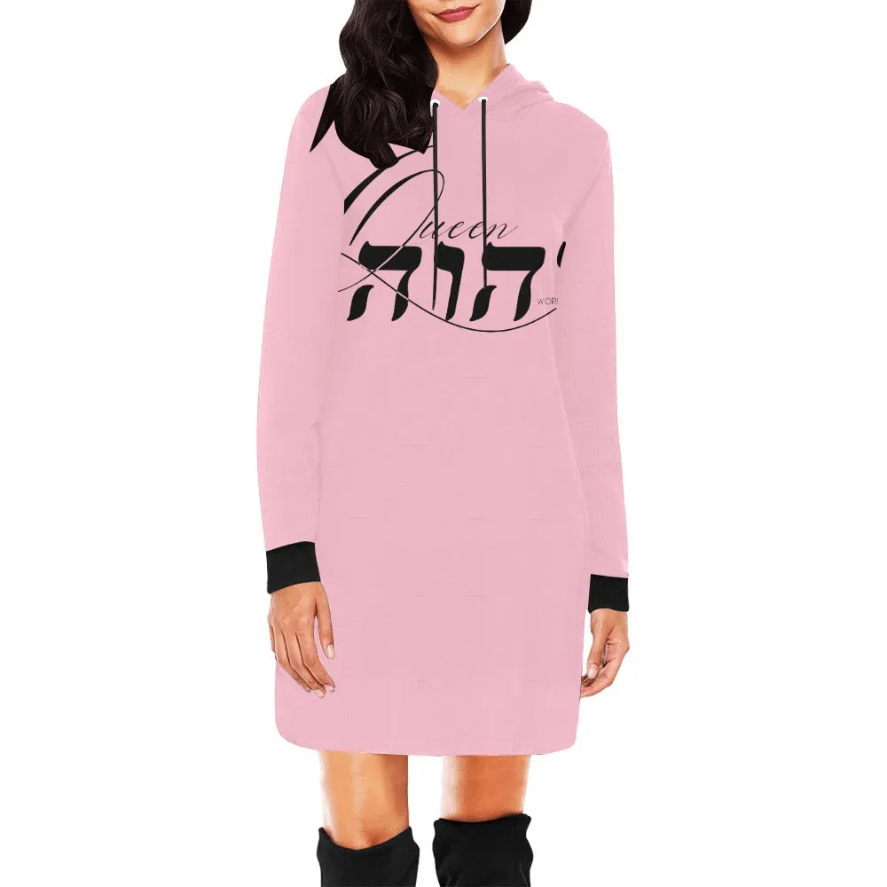Queen YAHWEH 2.0 Women's  Hoodie Mini Dress