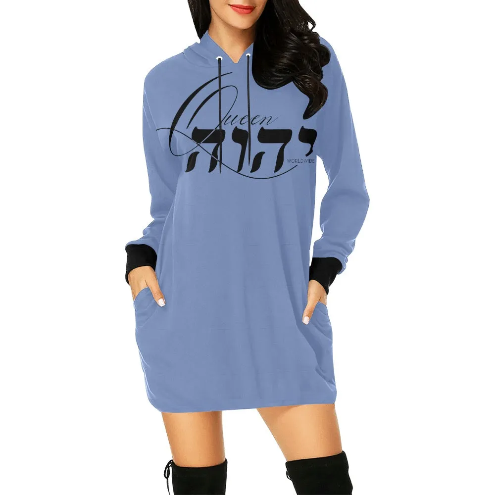 Queen YAHWEH 2.0 Women's  Hoodie Mini Dress