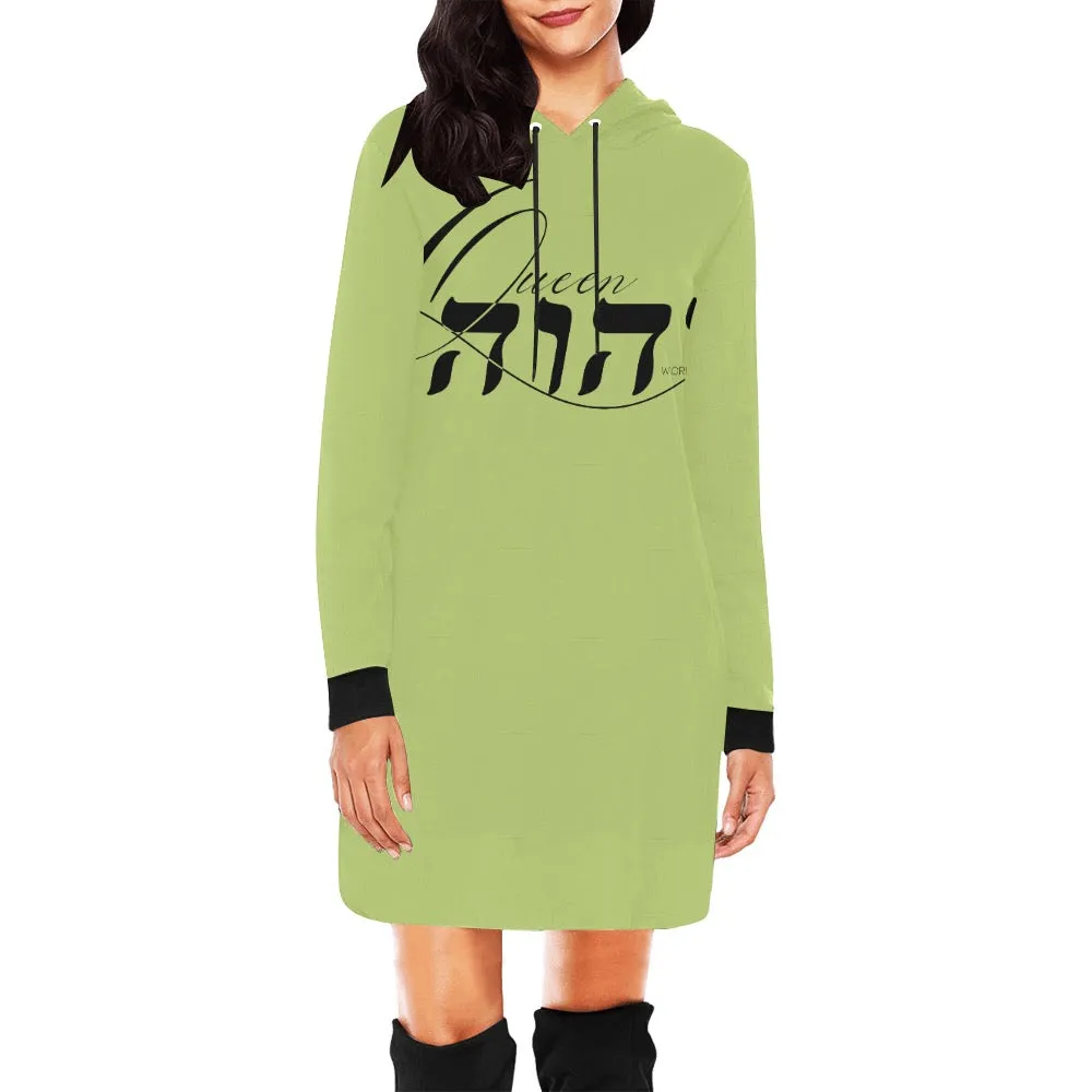 Queen YAHWEH 2.0 Women's  Hoodie Mini Dress