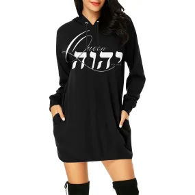 Queen YAHWEH 2.0 Women's  Hoodie Mini Dress