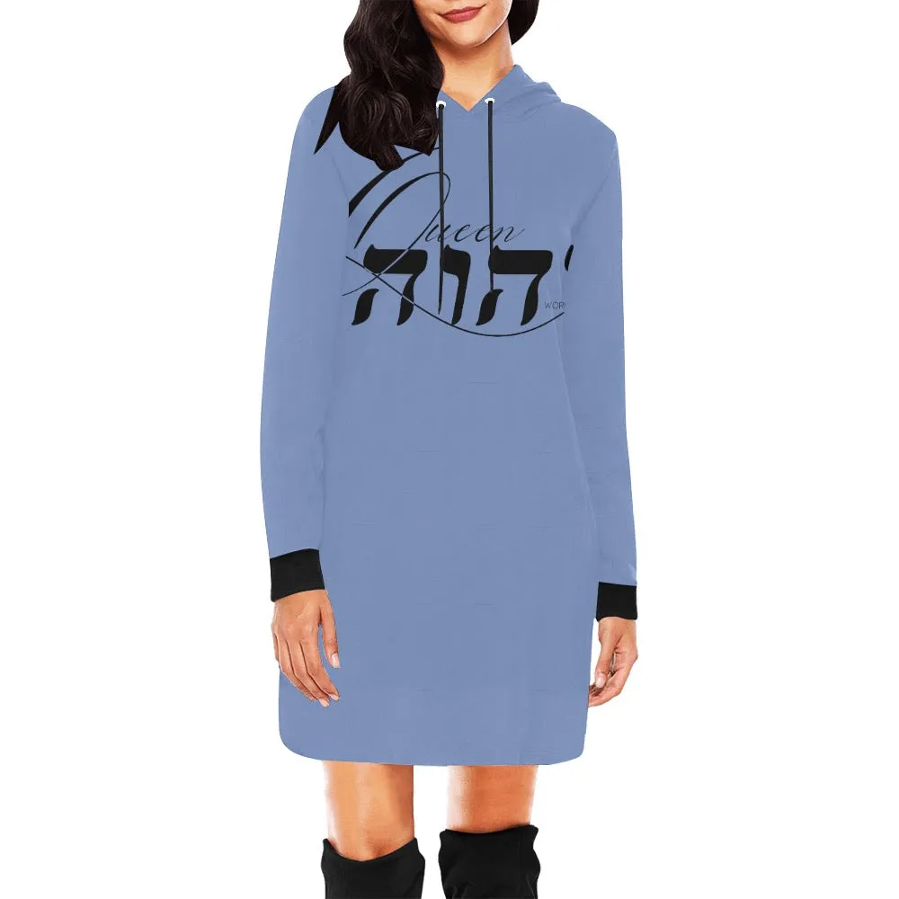 Queen YAHWEH 2.0 Women's  Hoodie Mini Dress