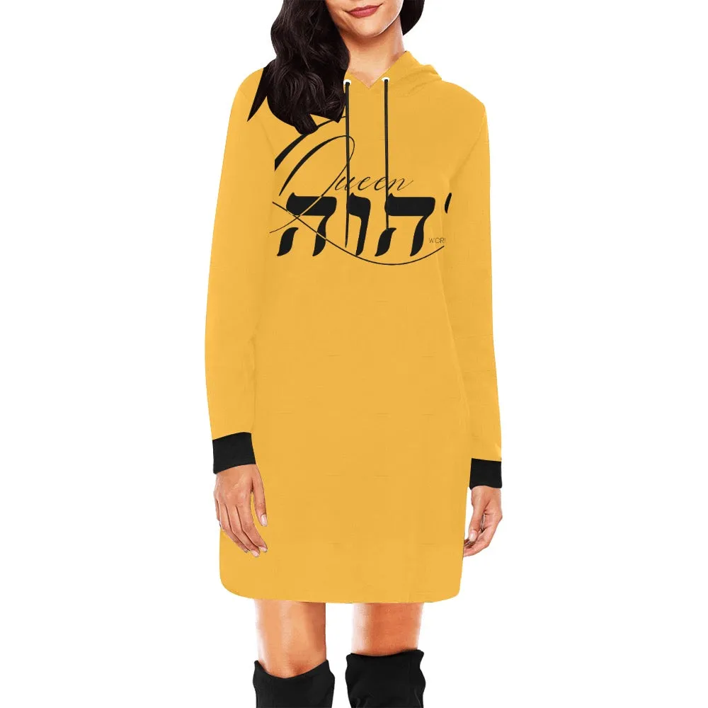 Queen YAHWEH 2.0 Women's  Hoodie Mini Dress