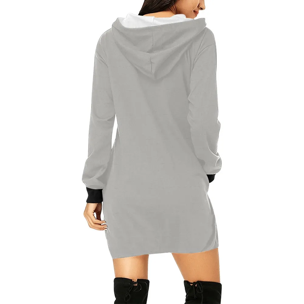 Queen YAHWEH 2.0 Women's  Hoodie Mini Dress